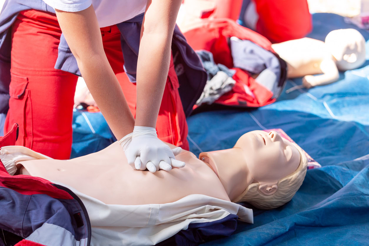 First aid training dummy