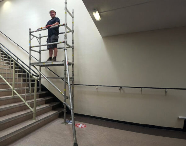 PASMA Towers on Stairs