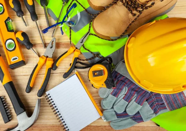 Construction equipment and notepad